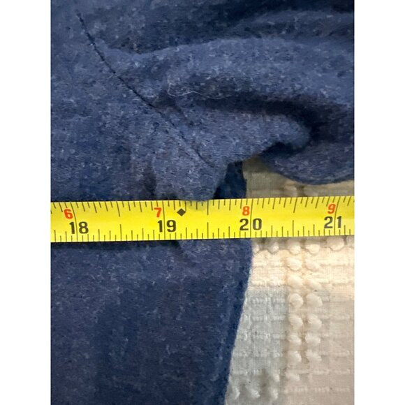 Wallin & Bros Men Button Shirt Sz M Shacket Heavy Lined Soft Blue Cotton Flannel - Picture 12 of 16